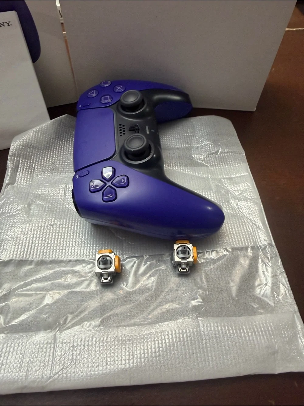 PS5 Controller Galactic Purple Hall Effect Custom (NO STICK DRIFT) w/ Box